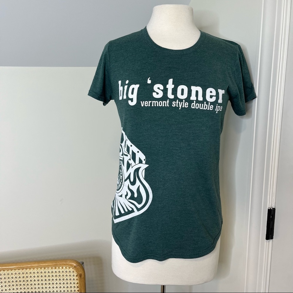 Vermont Whetstone Craft Beer Big Stoner Double IPA brew crew tee shirt